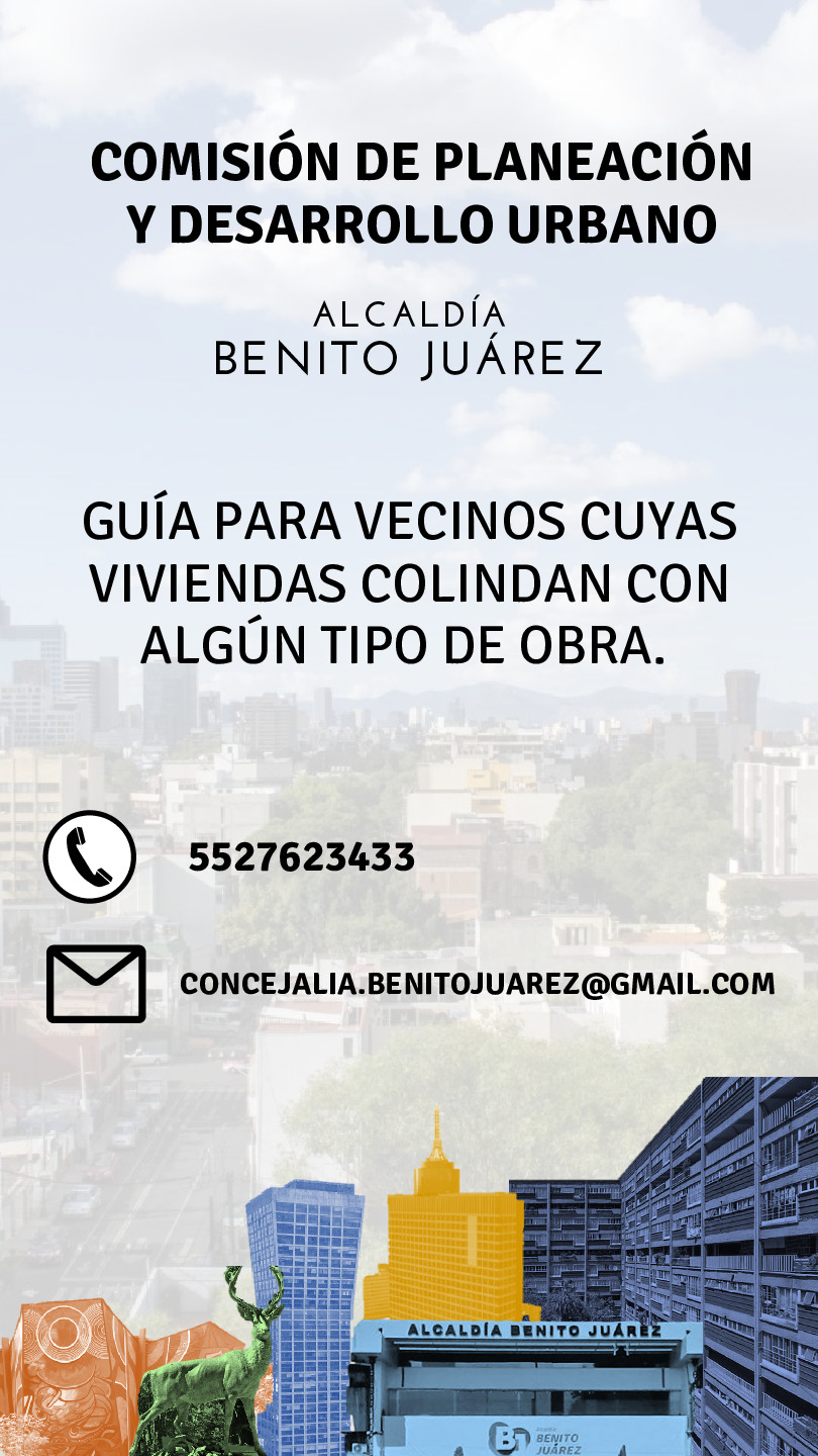 Guía para vecinos cuyas viviendas colindan con algún tipo de obra